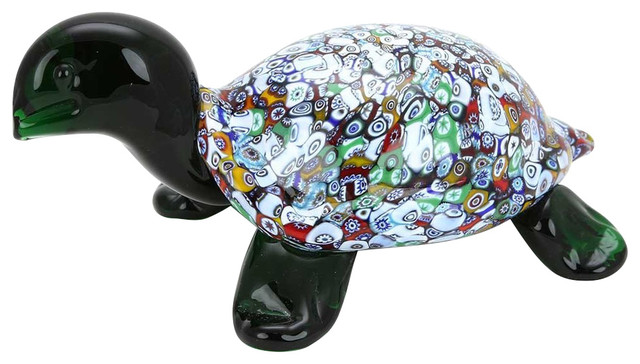 large murano glass turtle