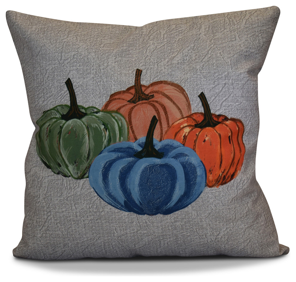 outdoor pumpkin pillow