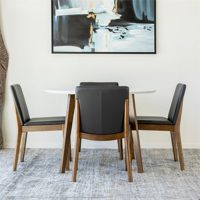 Card Table And Chairs Pemberly Row 5-Piece Oversized Transitional