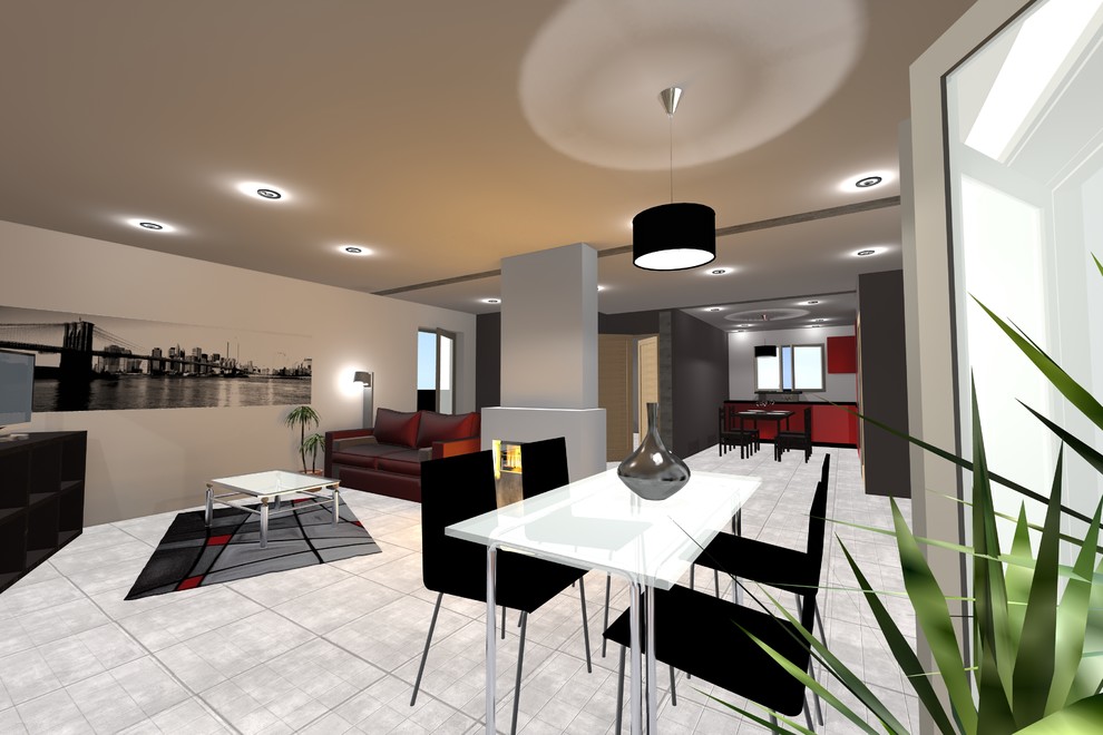 Divers rendu 3D intérieur