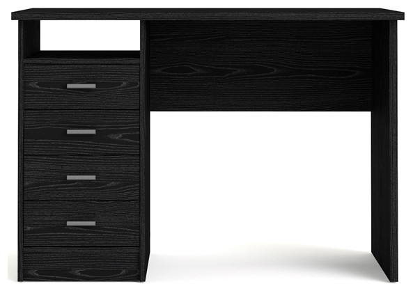 Tvilum Warner Desk with 4 Drawers in Black Woodgrain