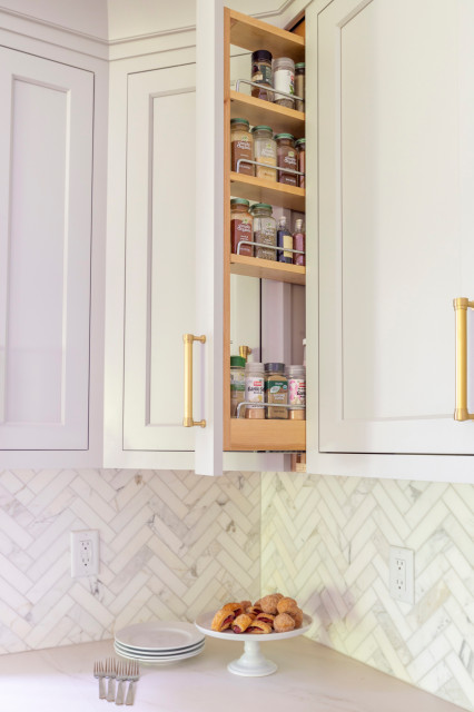 Pull-Out Spice Rack transitional-kitchen