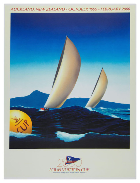 Louis Vuitton Cup Auckland 1999/2000 - Prints And Posters - by Luxe West Inc.