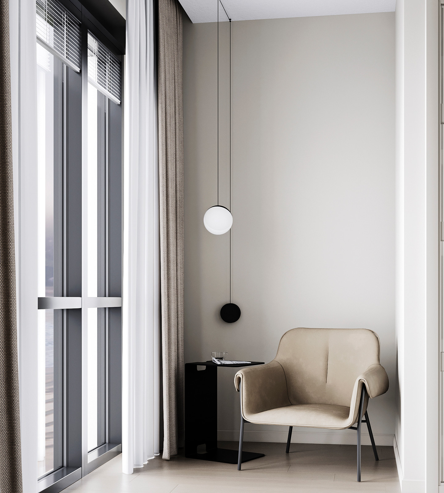 Современный интерьер квартиры на Финском заливе