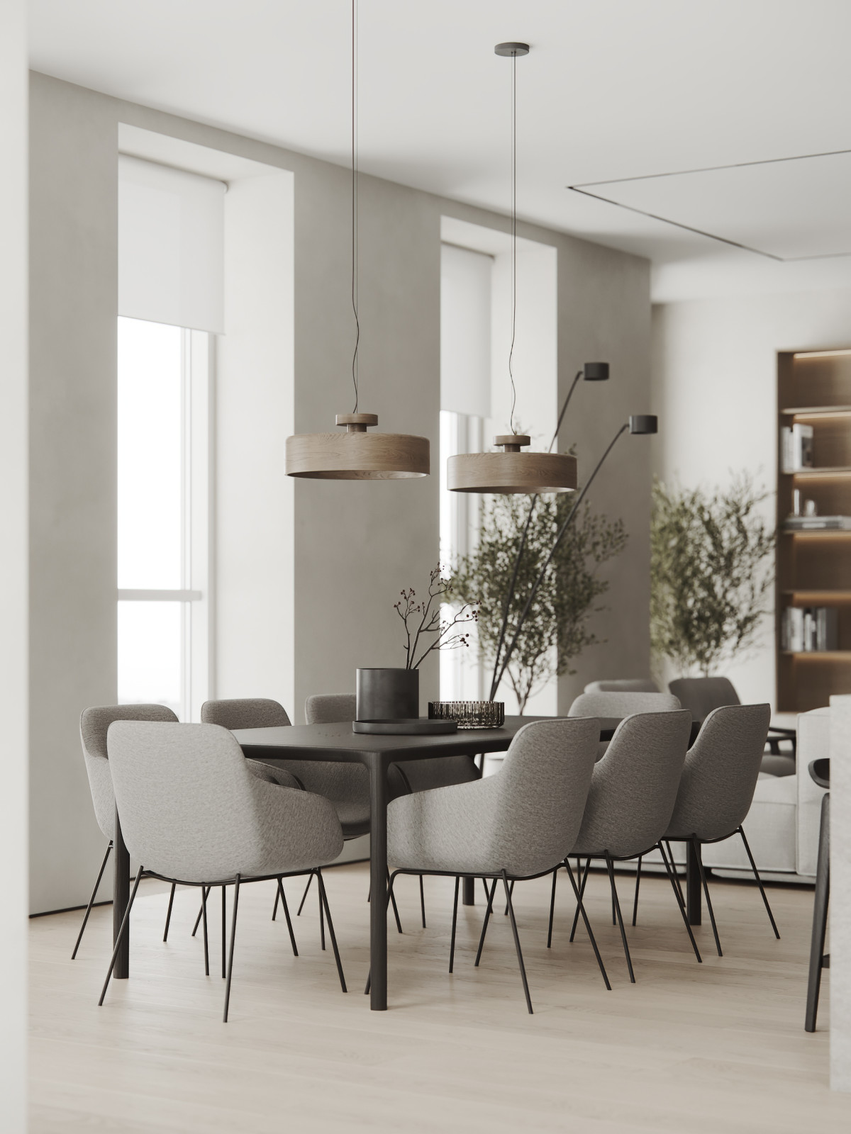 Квартира 144,8 m в стиле современный минимализм