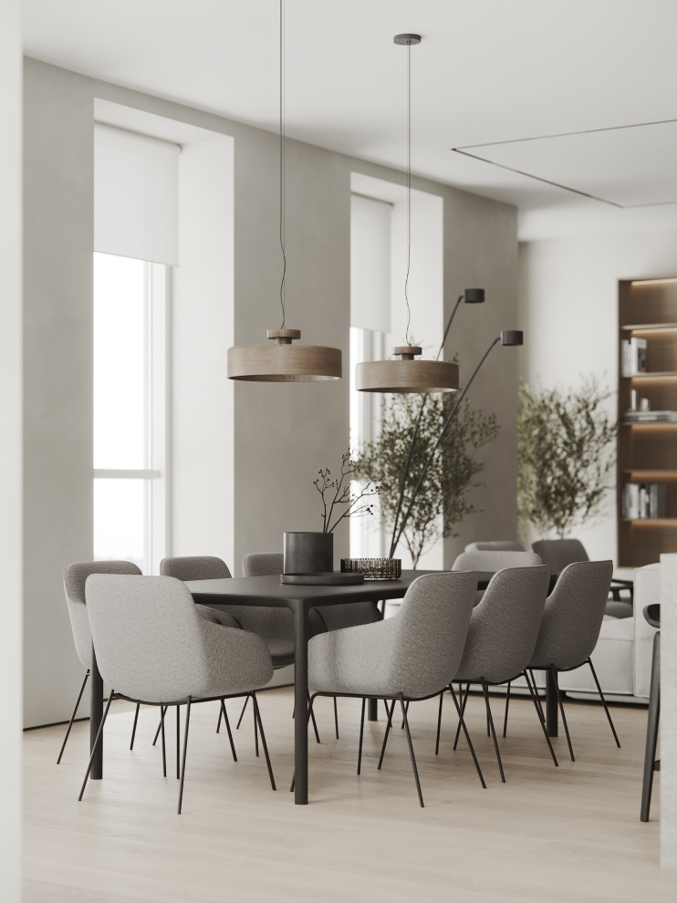 Квартира 144,8 m в стиле современный минимализм