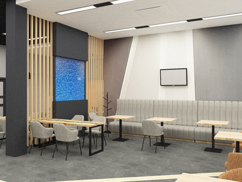 Проект кафе автомойки