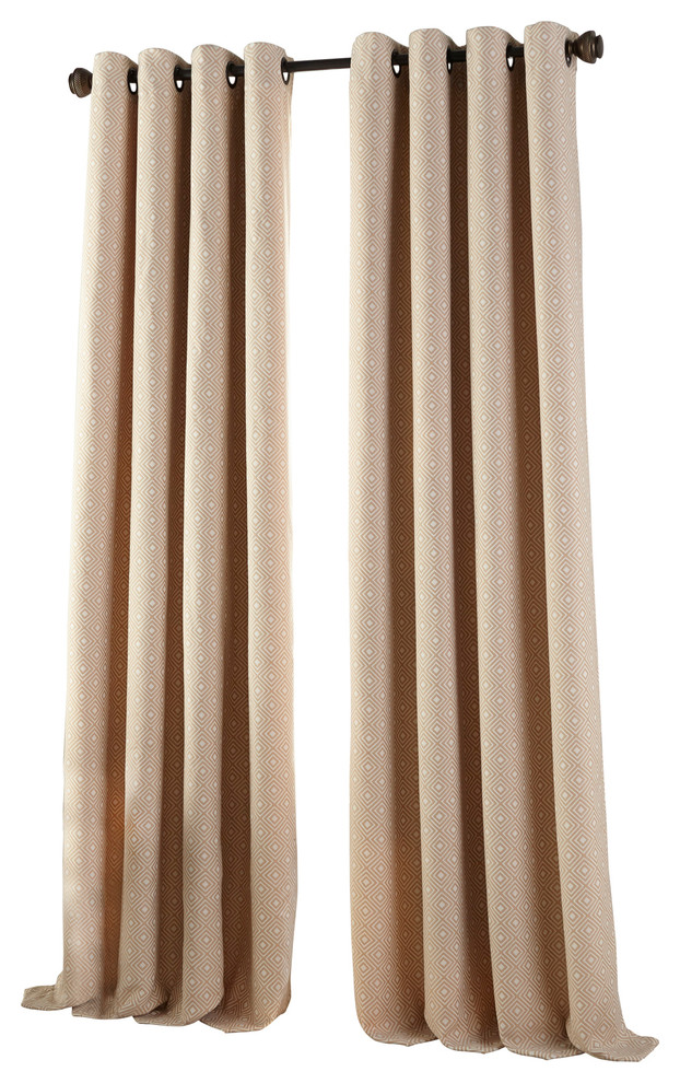 Harrison Grommet Top Curtain Valance, 54"x95" Scandinavian Curtains