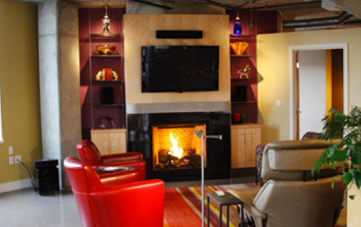 Inspiration for a transitional home design remodel in Denver