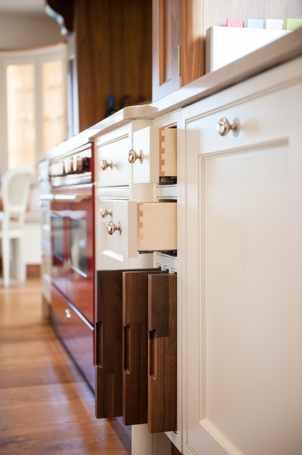 Handmade White Kitchen traditional-kitchen