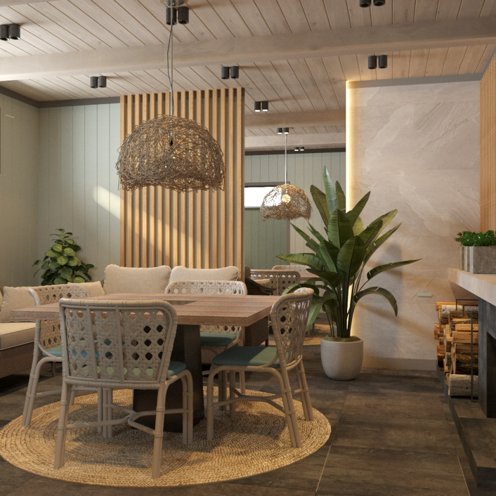 Большой, яркий дом для молодой семьи