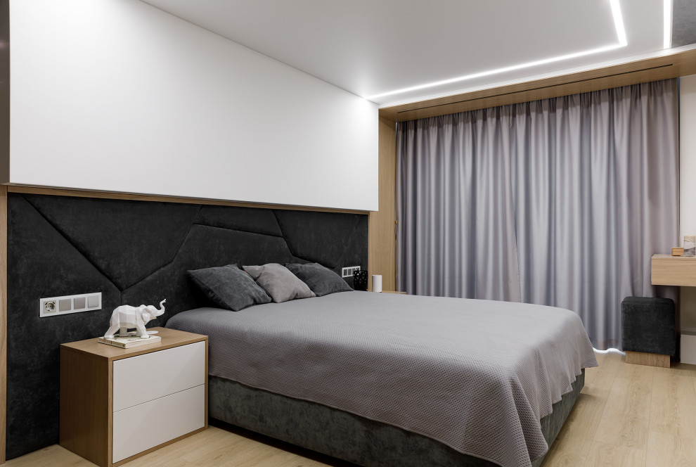 Интерьер трёхкомнатной квартиры в стиле минимализм, г. Калининград