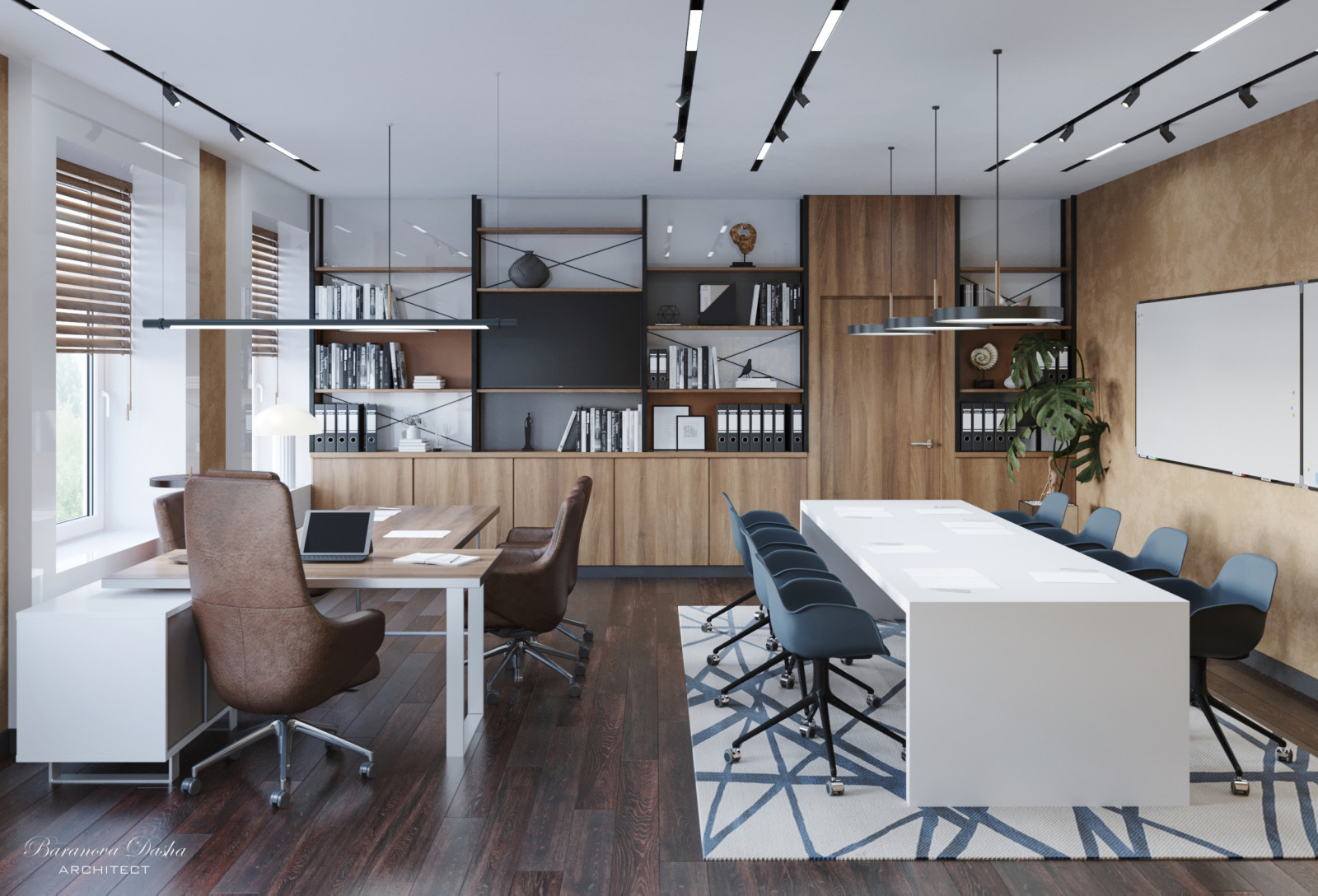 Интерьеры офиса строительной компании