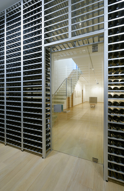 Modern Wine Cellar Denver Studio B Architects + Interiors modern-wine-cellar