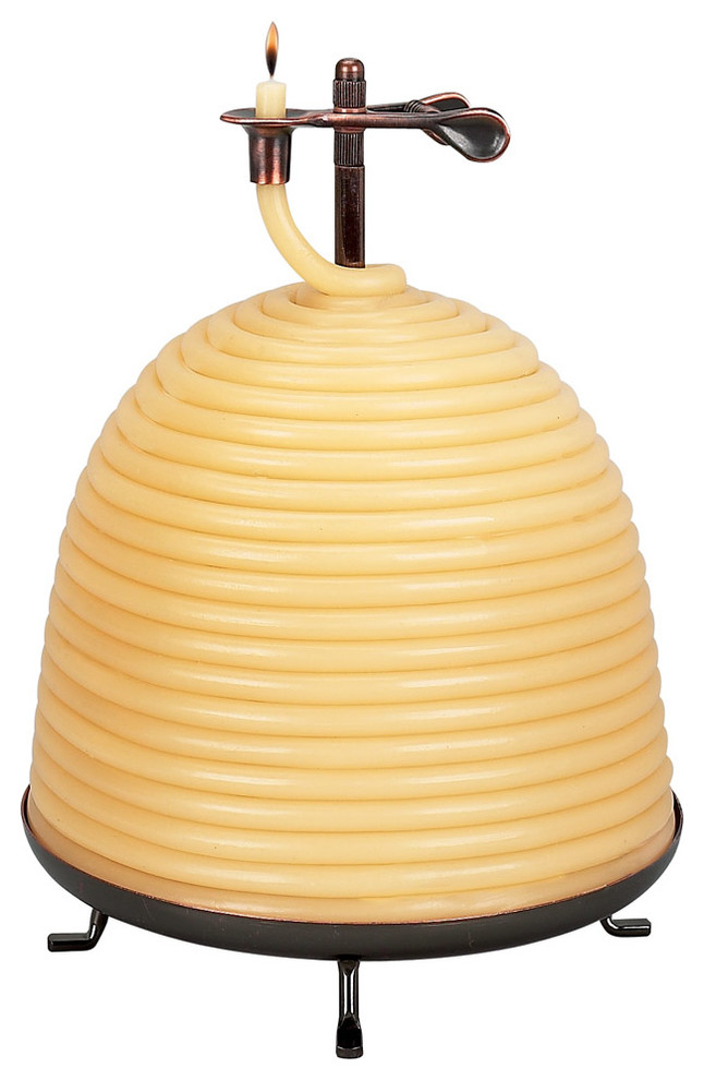 160 Hour Beehive Beeswax Candle