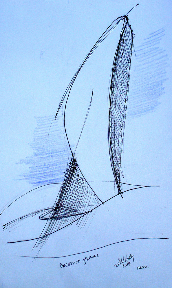 Размышление с карандашом - высотные здания