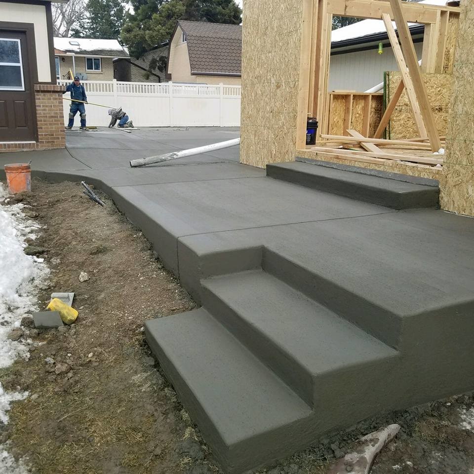 Concrete Patio Foundation