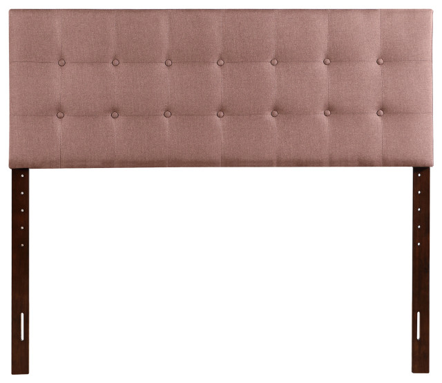 Super Nova King Upholstered Tufted Panel Headboard Transitional