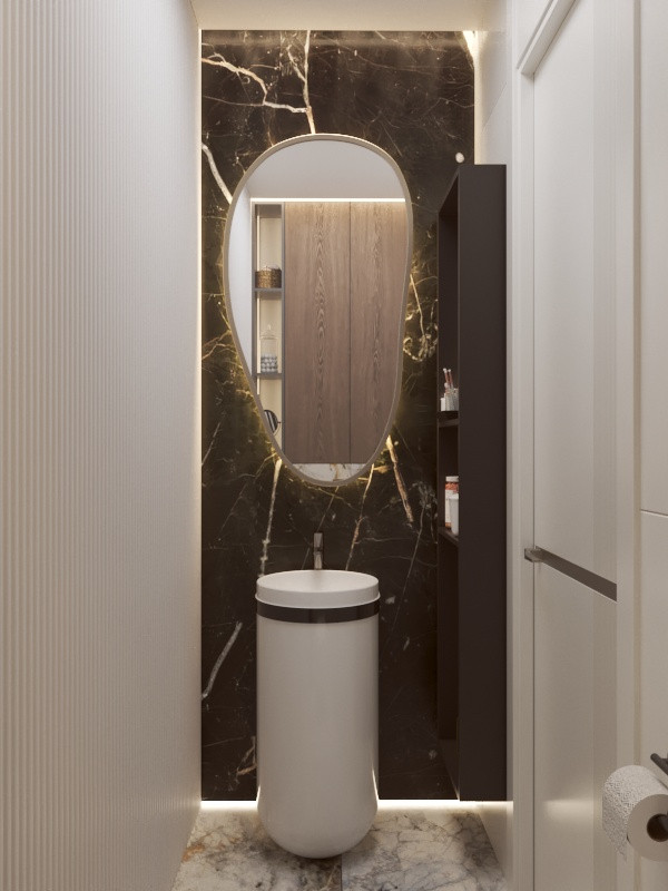 Современная квартира в 2 уровня