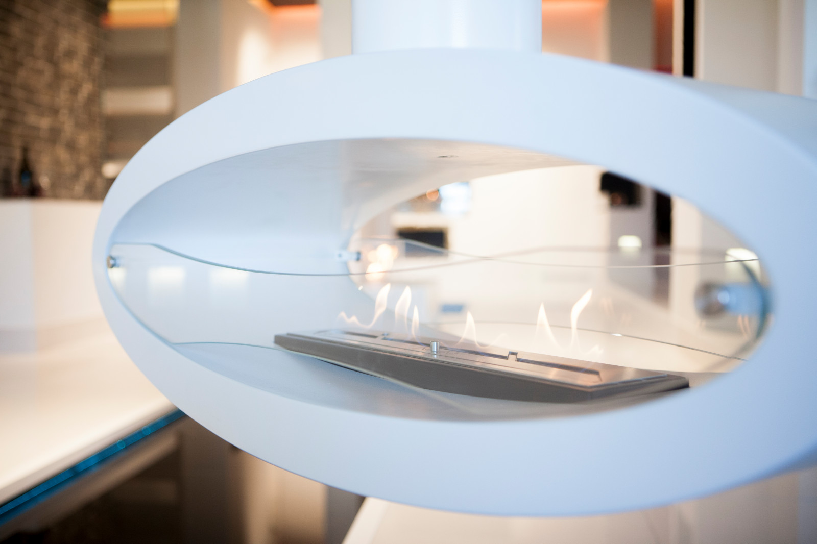 Гостиная. Камин (биокамин) Decoflame