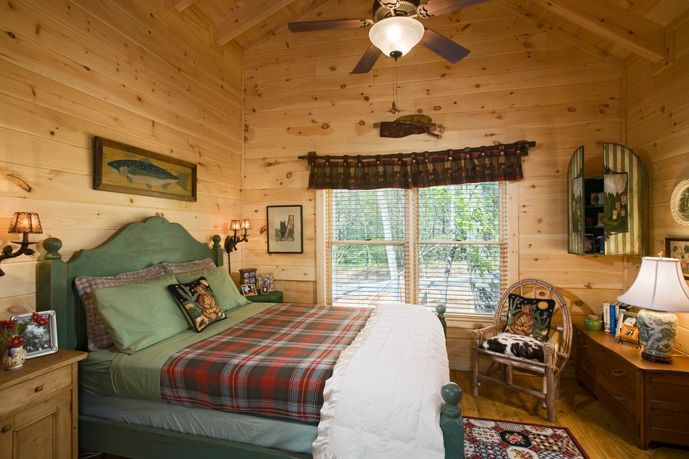 Inspiration for a country bedroom in Atlanta.