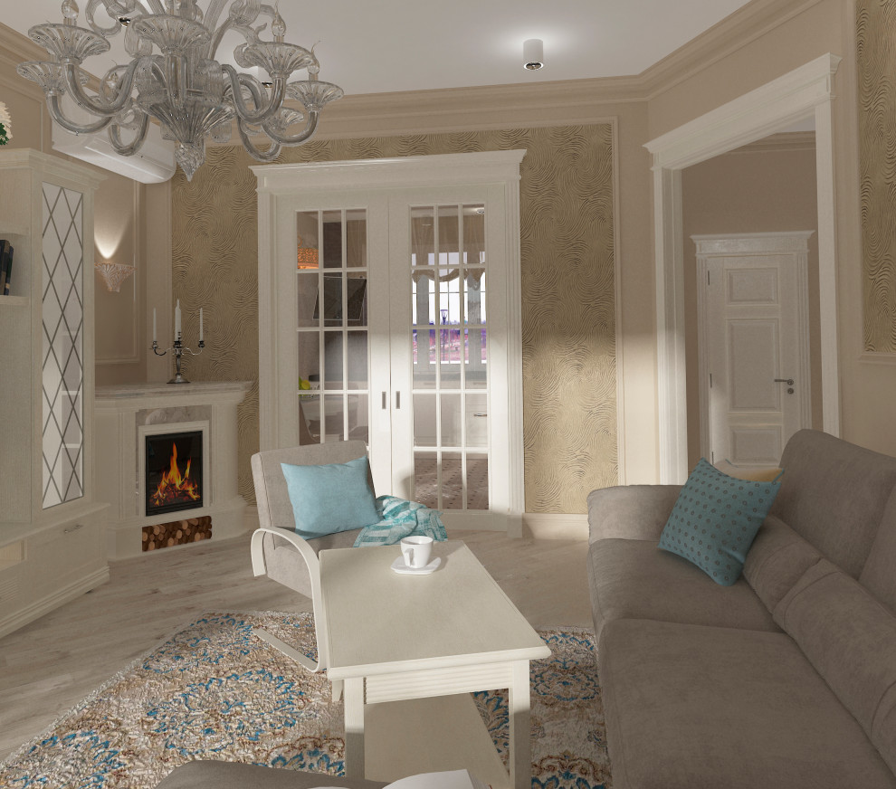 проект таунхауса гостиная