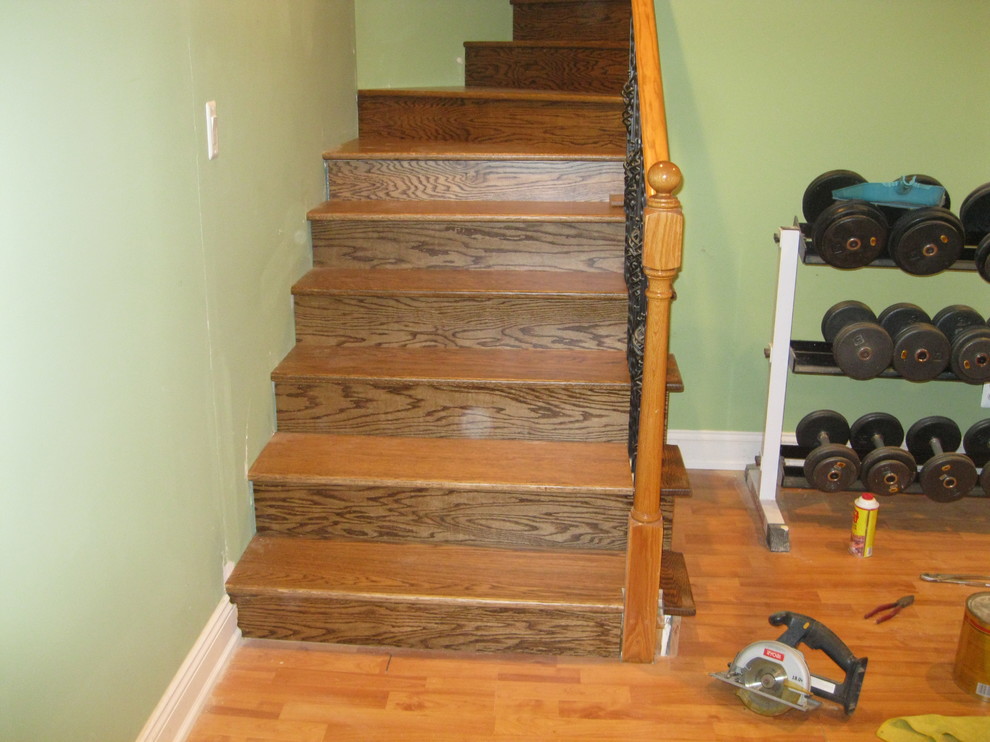 Custom oak staircase