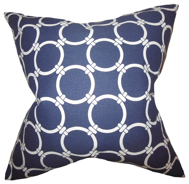 Throw Pillow Covers Home Kitchen The Pillow Collection Betchet Geometric Bedding Sham Gray Queen 20 X 30
