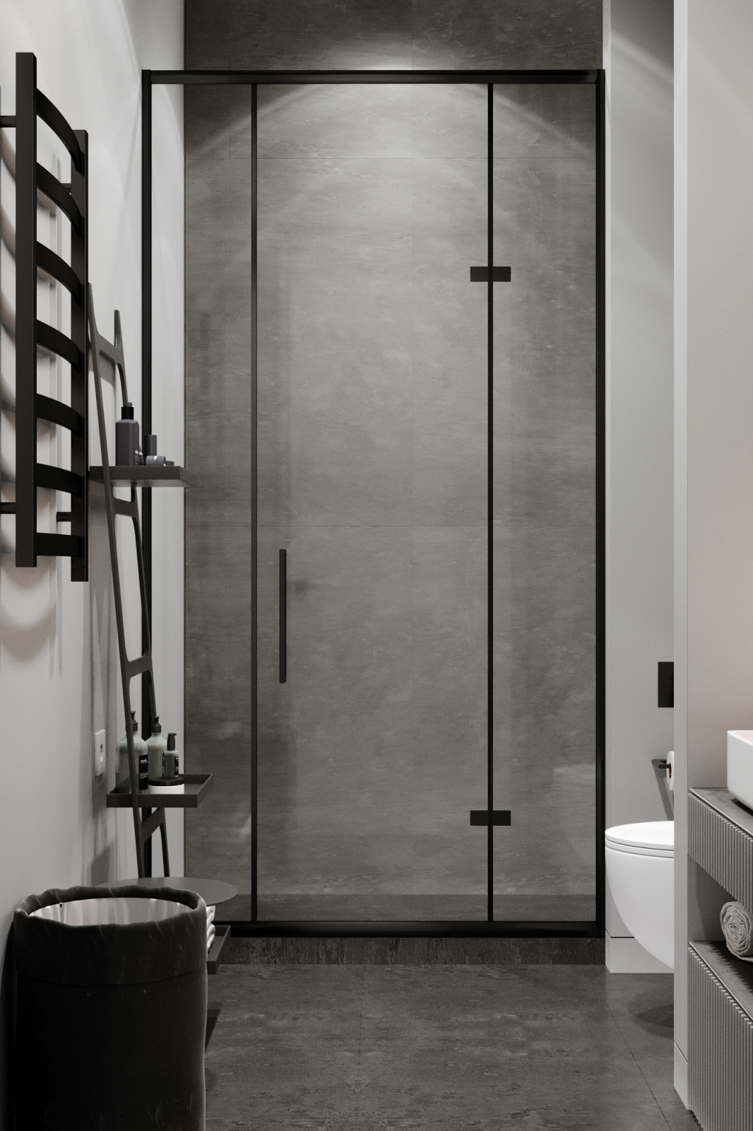 Дизайн интерьера апартаментов в Neva Towers, Москва-Сити (56 м2)