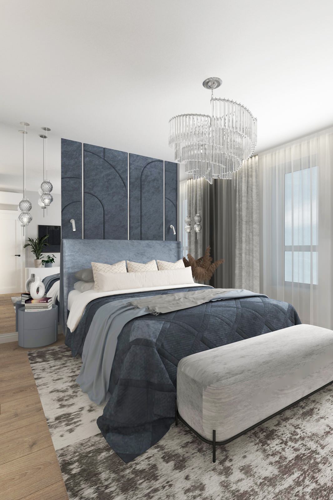 Проект трехкомнатной квартиры г. Ростов-на-Дону