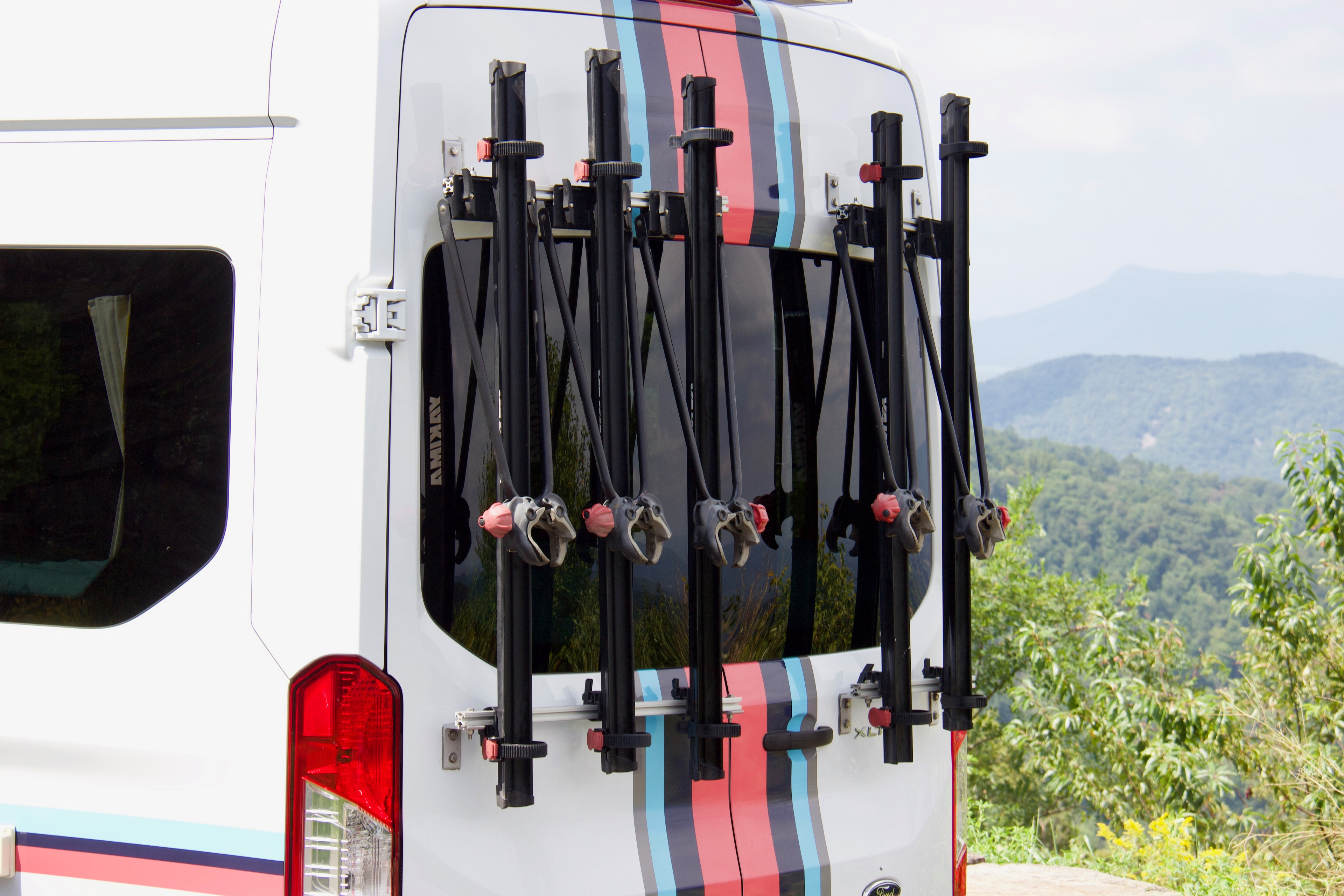 (5) Yakima Bike Racks on rear of van