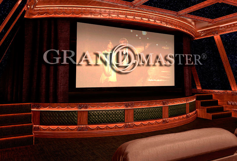 Домашний кинотеатр.Сцена домашнего кинотеатра.