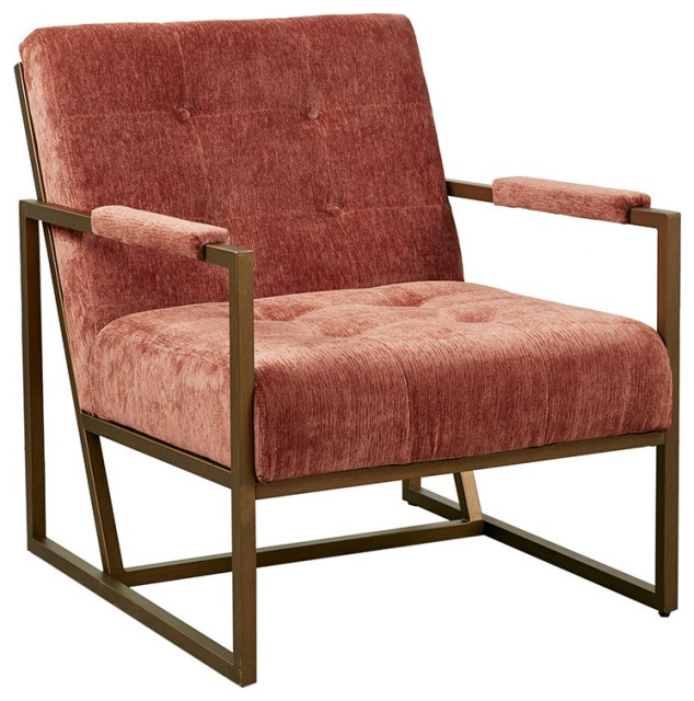 INK+IVY Waldorf Lounge Chair With Spice Finish II1100400