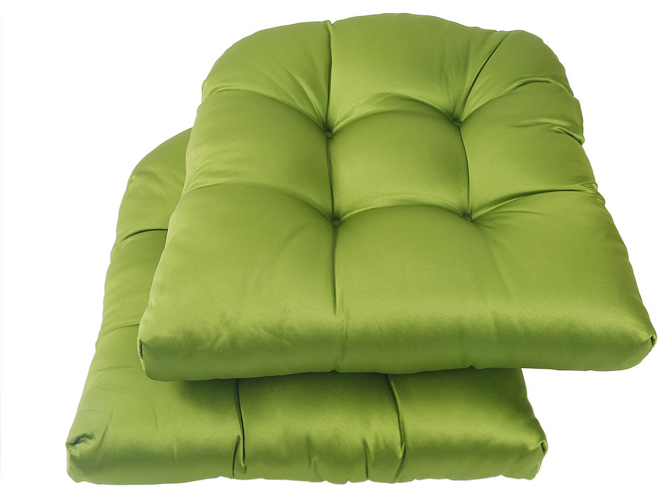 green dining chair cushions