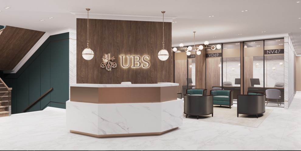 Интерьер банка