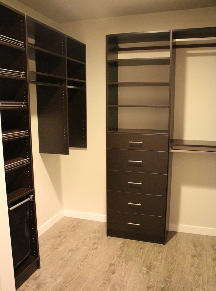 Walk in Closet in Wenge - Contemporary - Calgary - by Calgary Custom ...