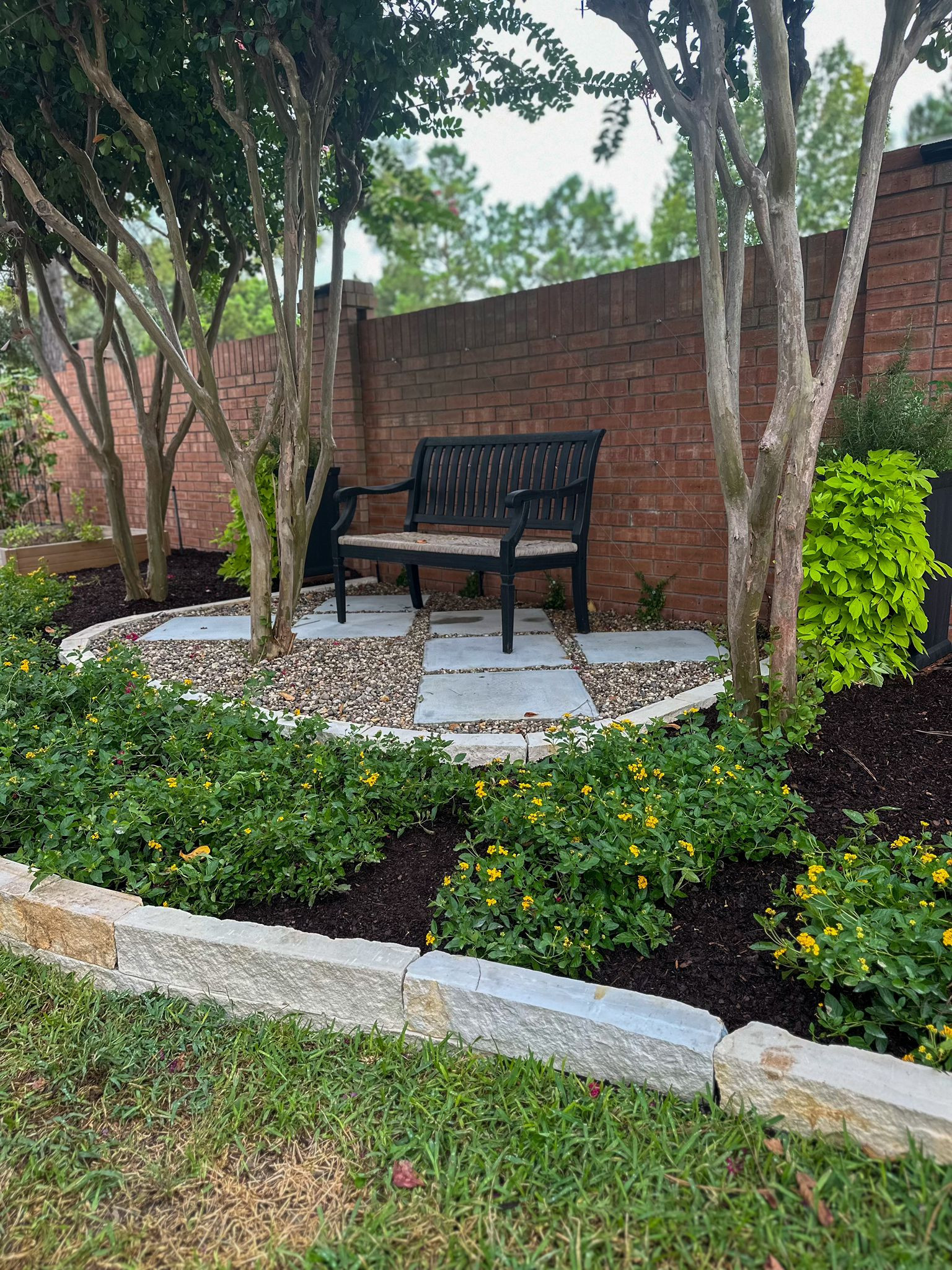 Backyard transformation with Pergola in Cinco Ranch!