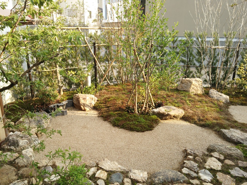 Design ideas for a small asian partial sun garden in Other.