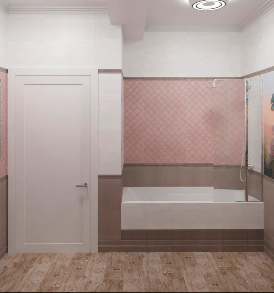 Дизайн проект квартиры  общей площадью 87 м2 в стиле "Эклектика"