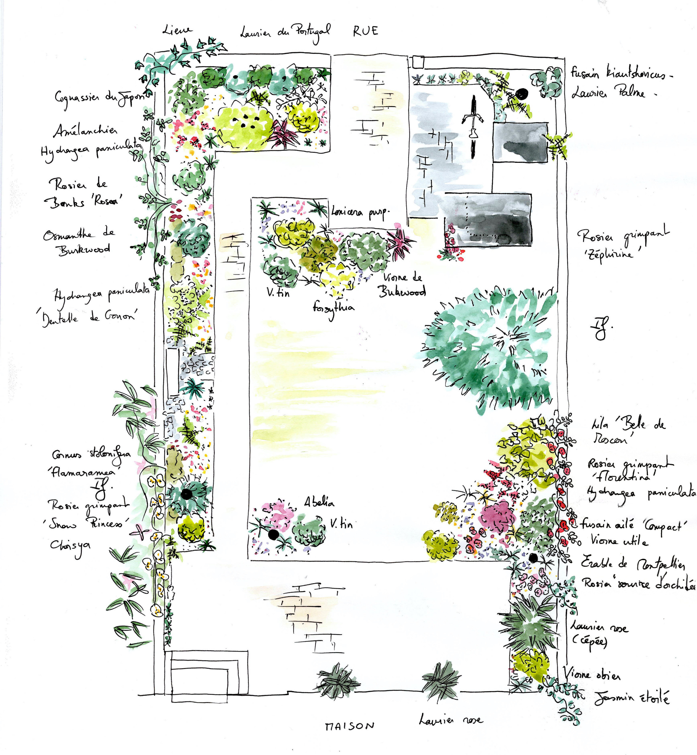 Un jardin pour oublier la ville - 250 m2