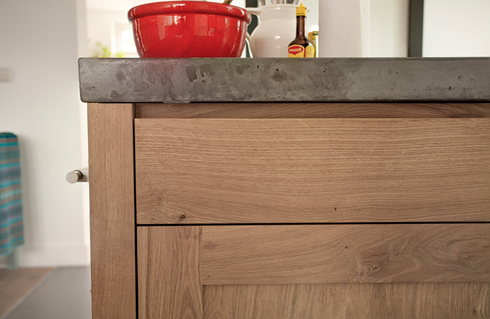 Example of a mountain style kitchen design in Amsterdam