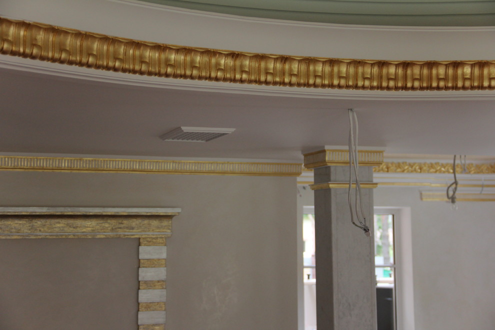 Позолота лепного декора