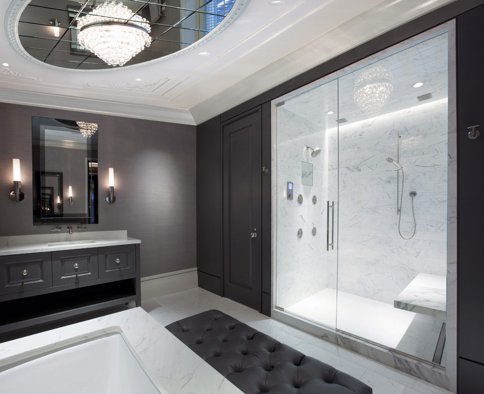 Master Bathroom Contemporary Bathroom Chicago By