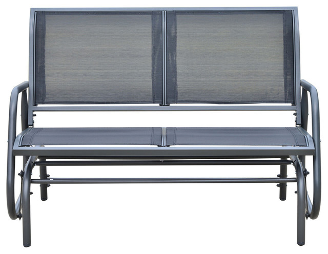Pleasantville Patio Glider Bench Transitional Outdoor Gliders Pleasantville Patio Glider Bench