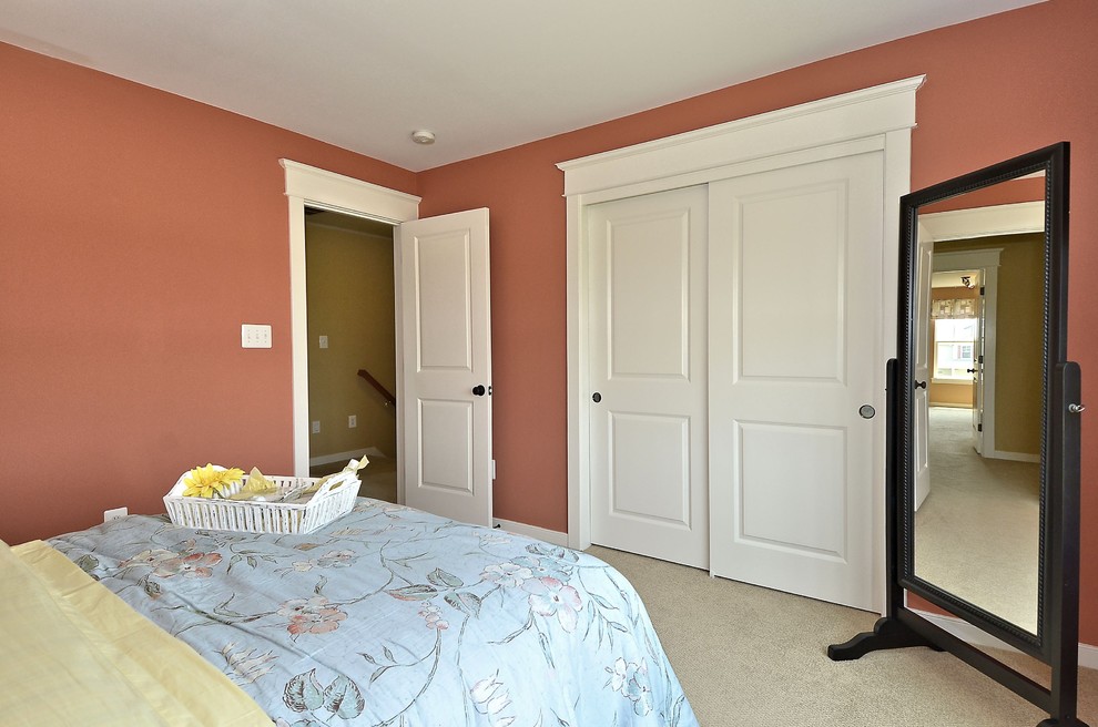 Example of an arts and crafts bedroom design in Baltimore