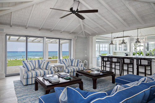 beach style living room
