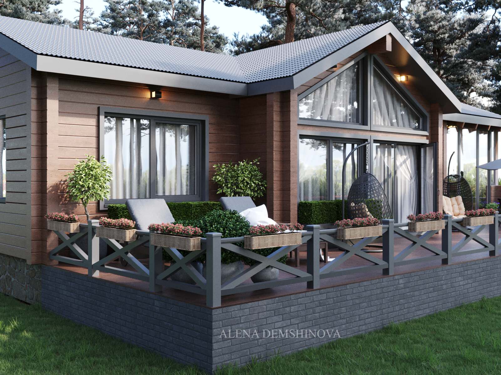 Дом в Пушкинском лесу