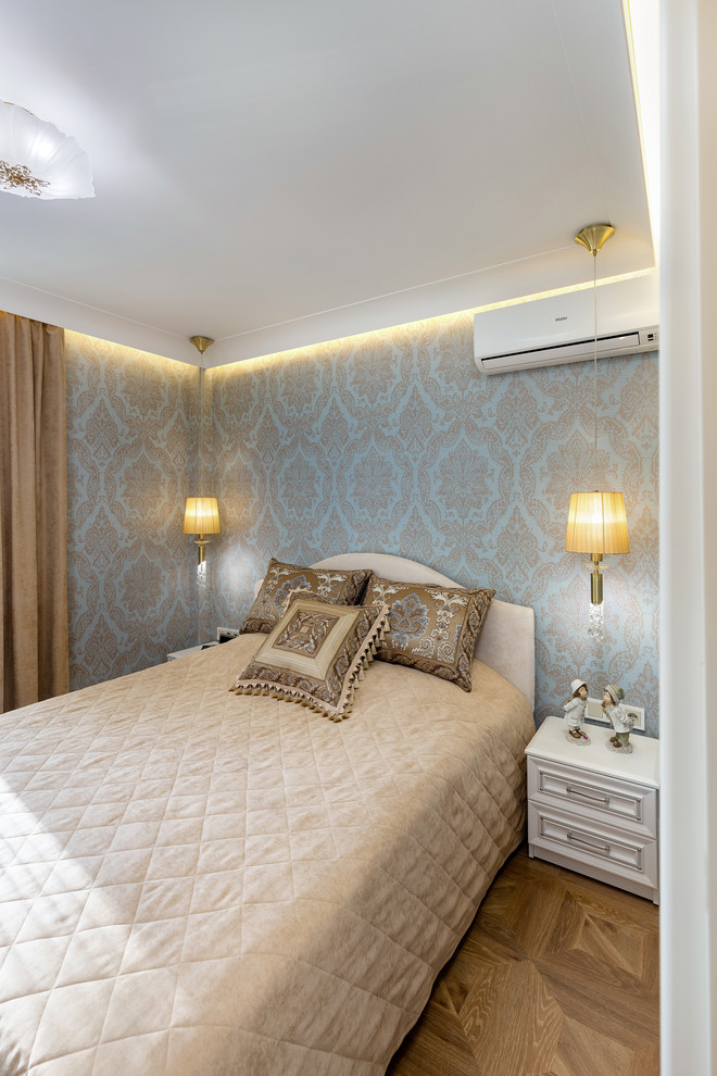 Уютный интерьер маленькой спальни