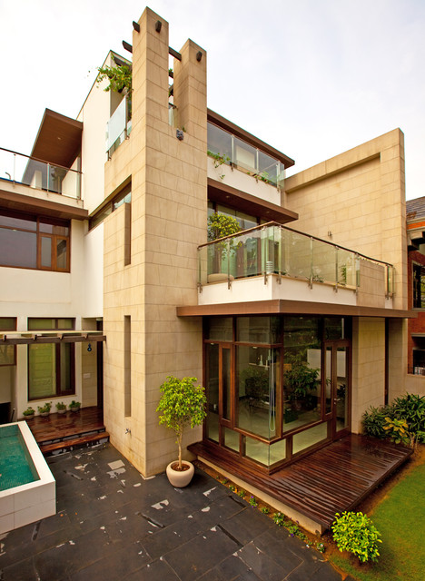 K Residence contemporary-fasad