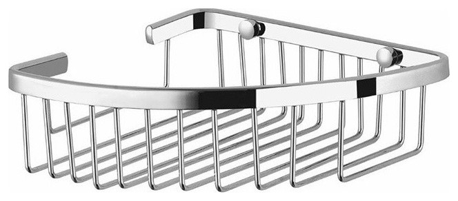 Chrome Corner Wall Mounted Wire Shower Basket